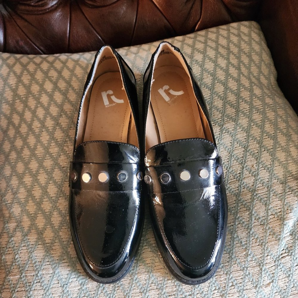 Black loafers size 9.5